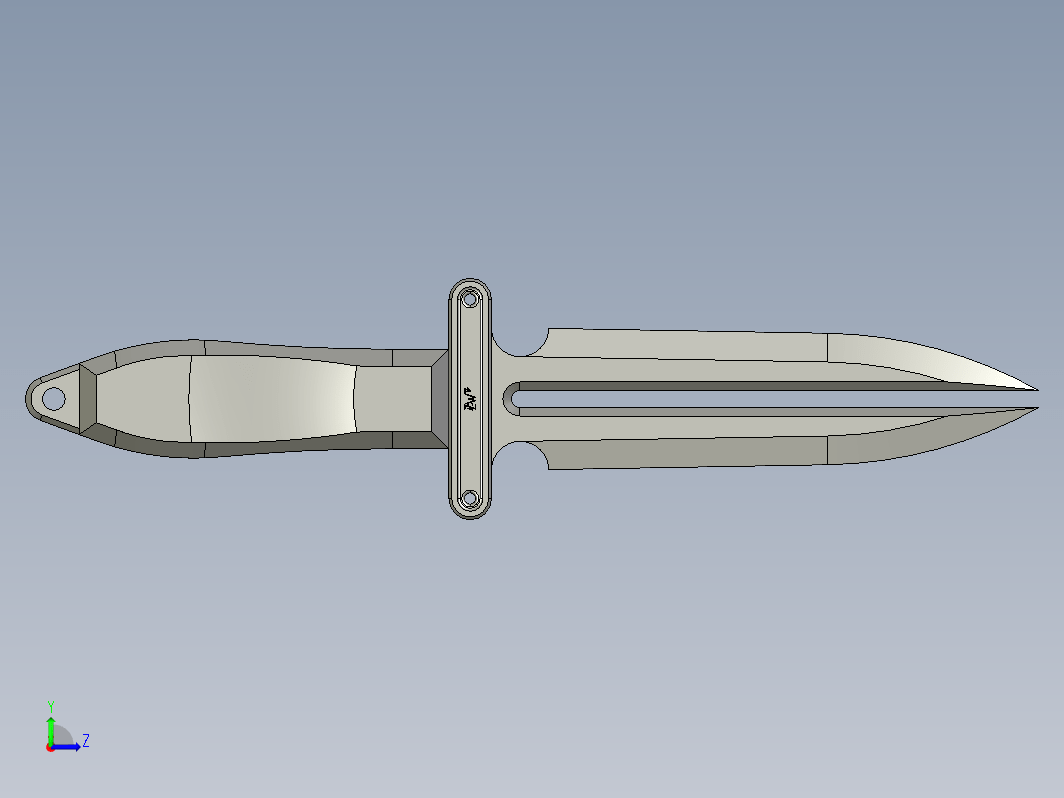 Messer 30开叉匕首