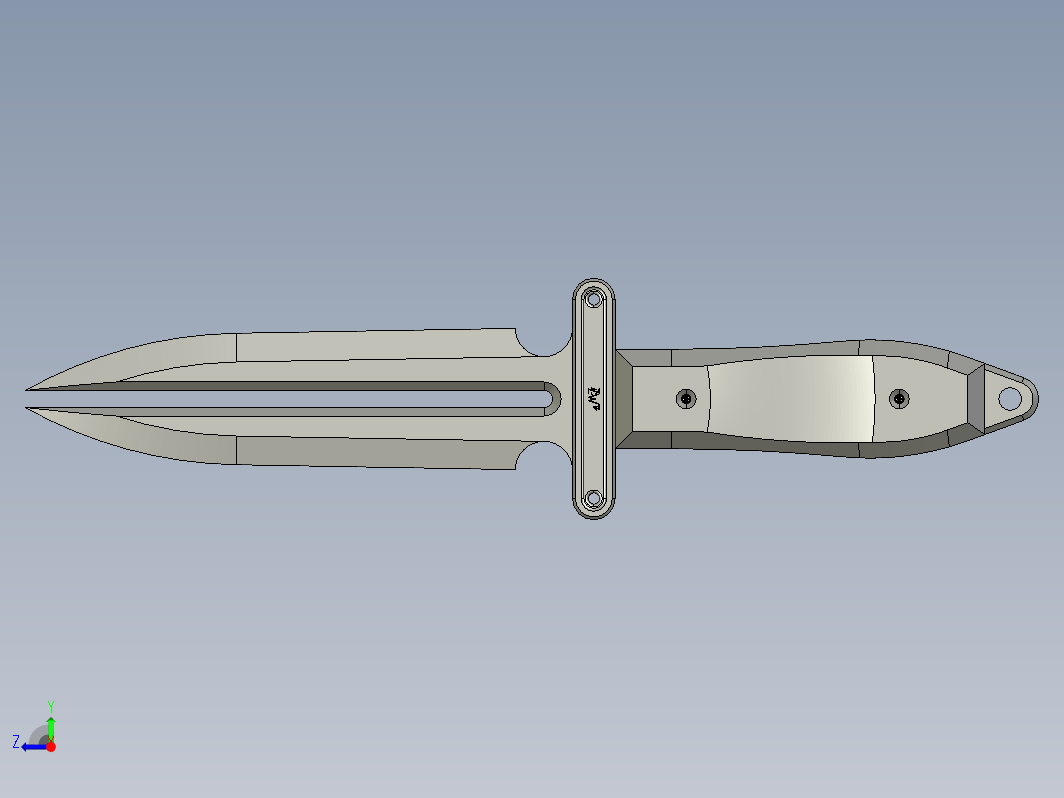 Messer 30开叉匕首