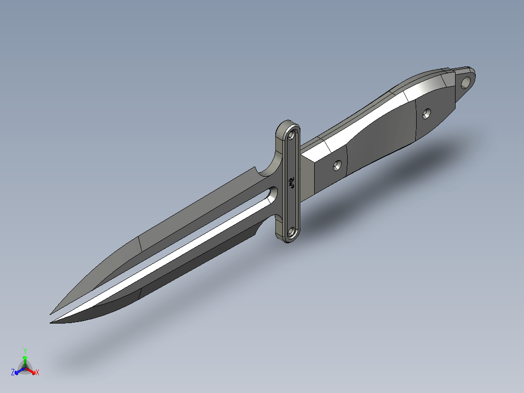 Messer 30开叉匕首