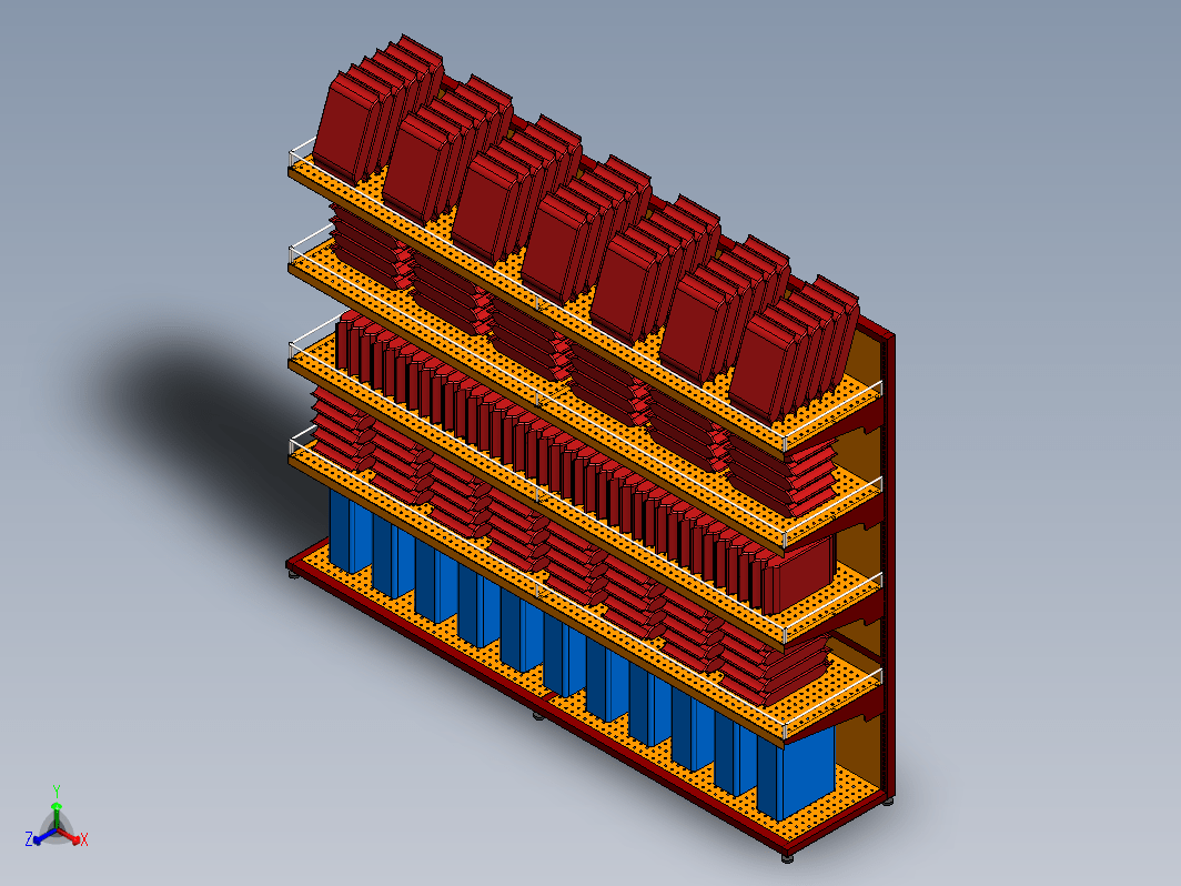 Display-rack超市货架陈列架