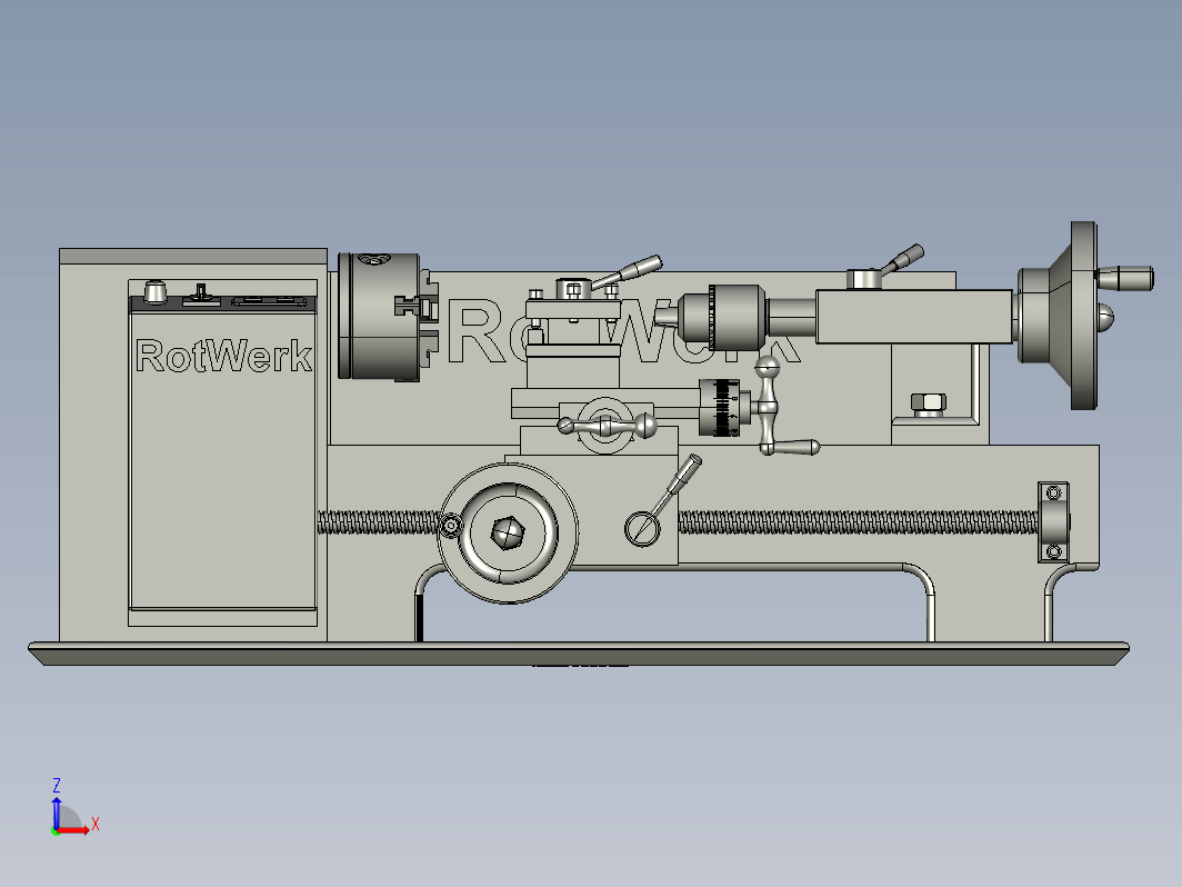 RotWerk车床简易造型