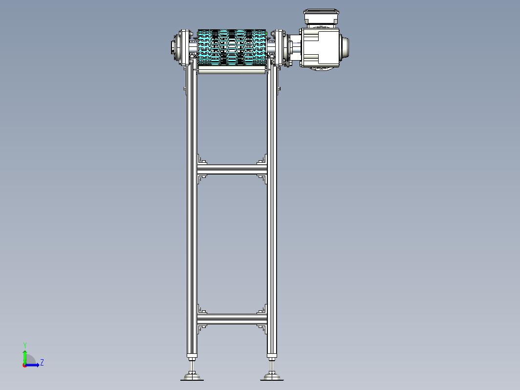 塑料模块式带式输送机