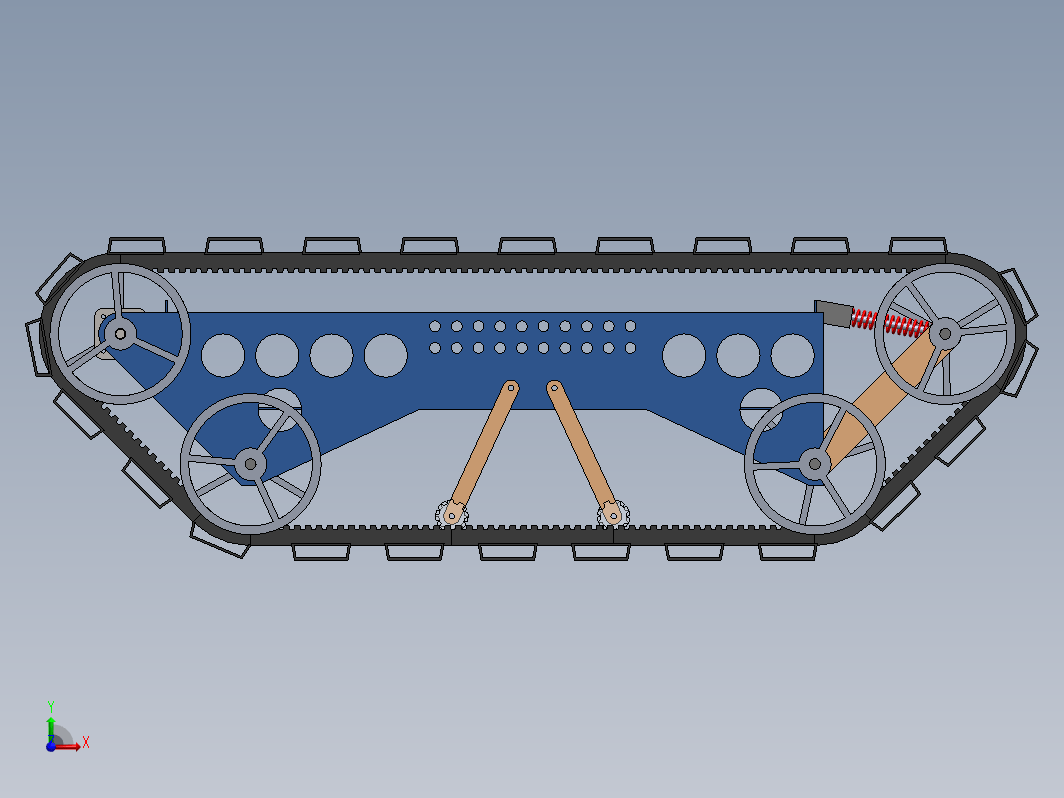 CRAWLER TRACK履带底盘结构