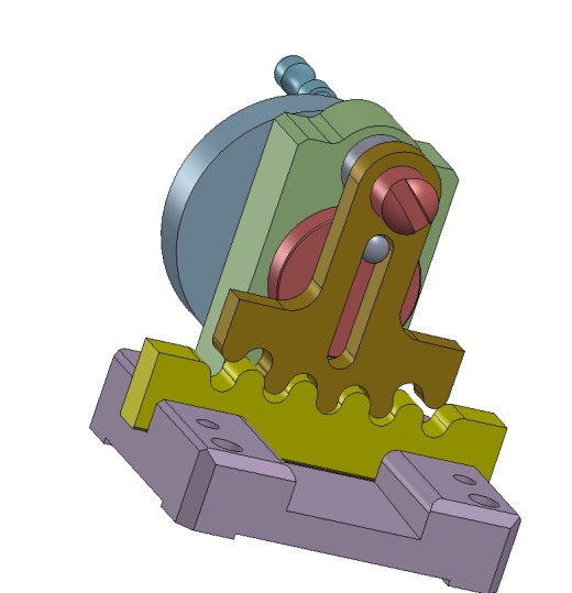 齿轮齿条摇杆机构三维UG8.0带参缩略图