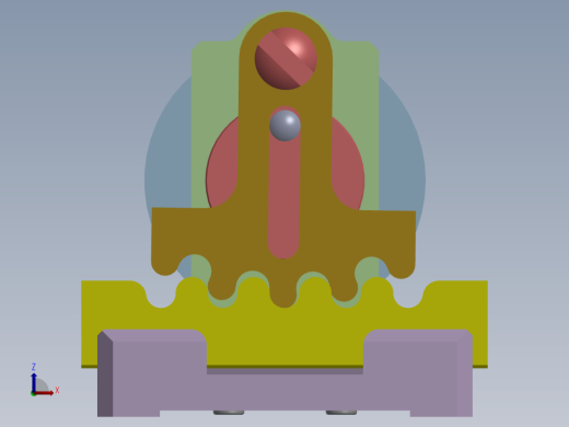 齿轮齿条摇杆机构三维UG8.0带参缩略图