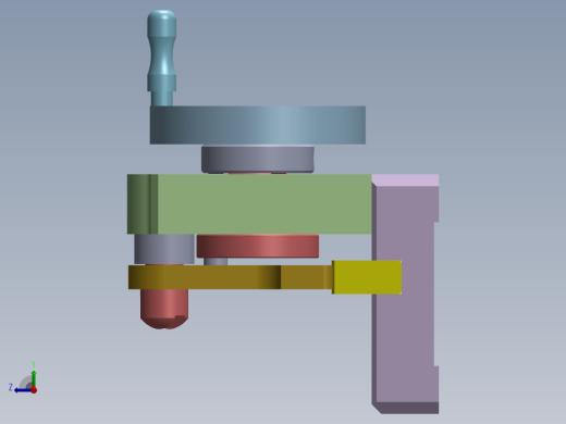 齿轮齿条摇杆机构三维UG8.0带参缩略图