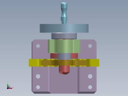 齿轮齿条摇杆机构三维UG8.0带参缩略图
