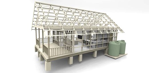 独栋宾馆小别墅框架缩略图