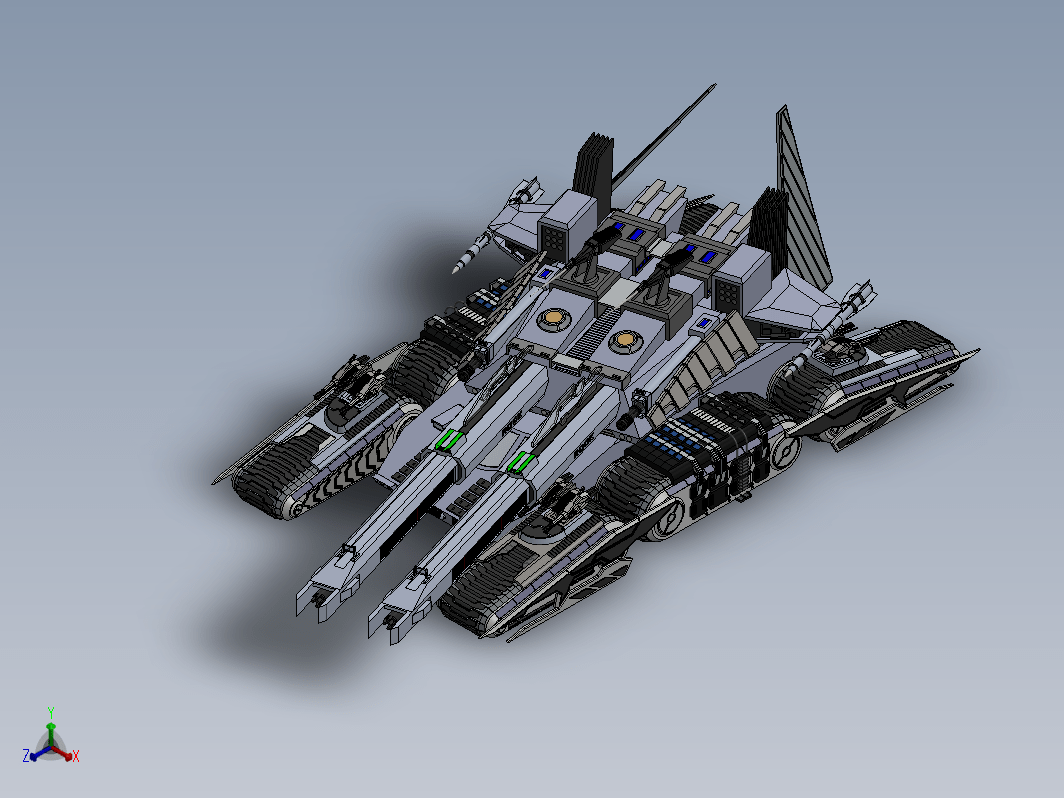 坦克模型 M98A3 Behemoth