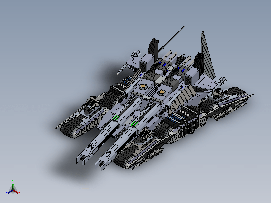 坦克模型 M98A3 Behemoth