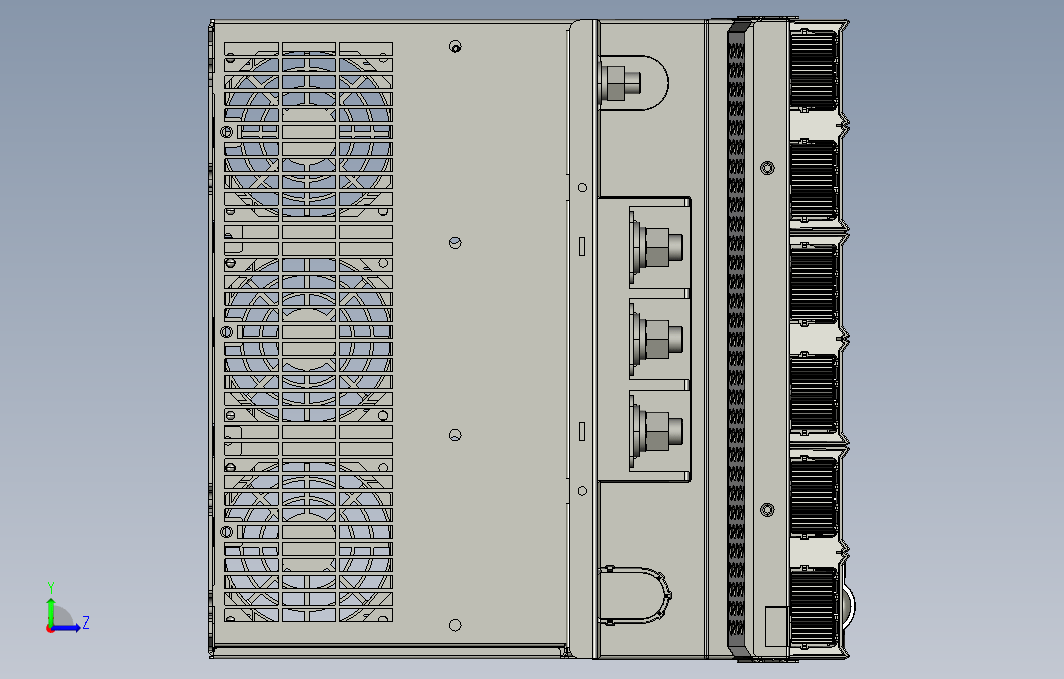 高性能多机传动驱动器STEP_B00(MD810-50M4T160G200+整机外形图)