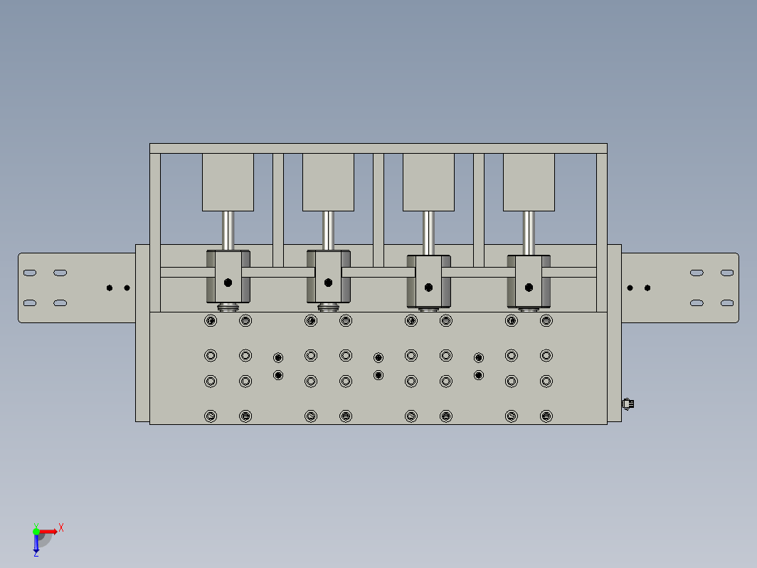 气密性测试夹具3D+CAD 套管机耐压测试夹具