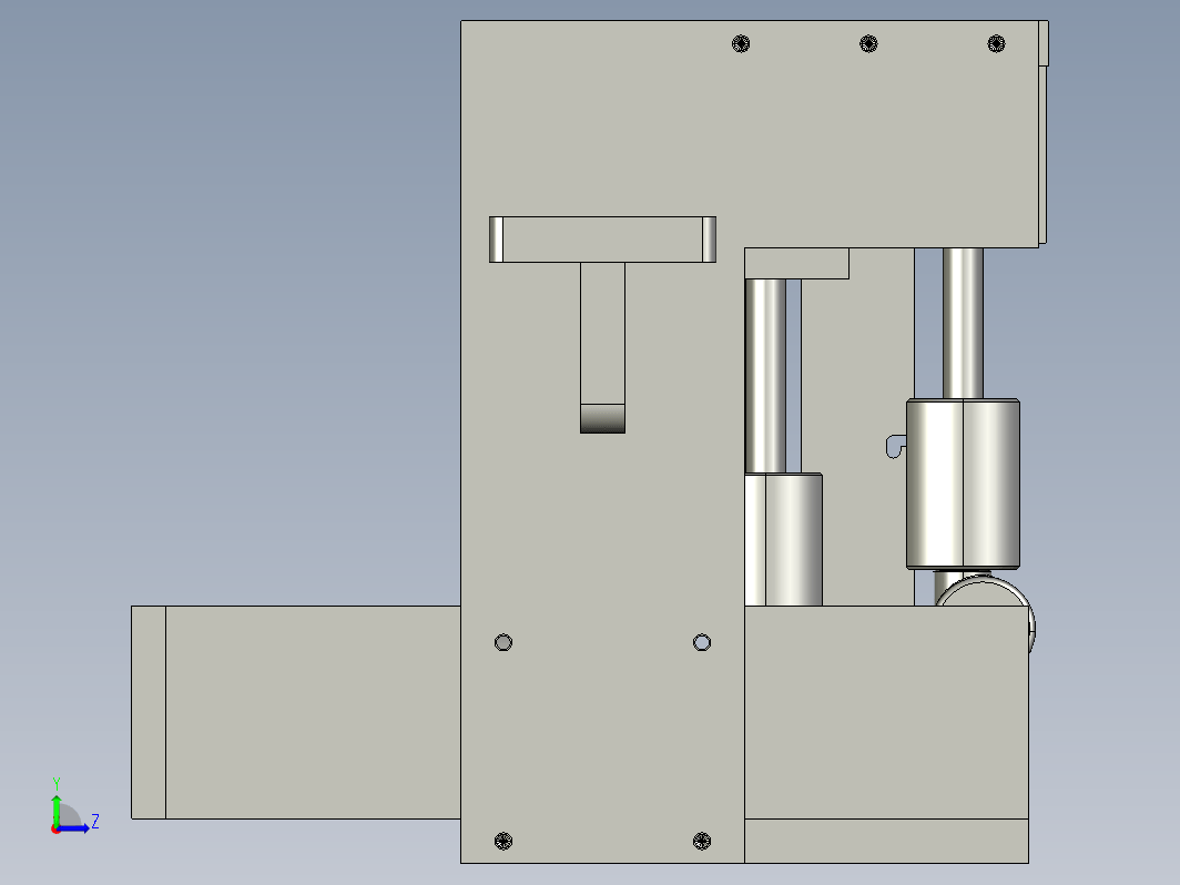 气密性测试夹具3D+CAD 套管机耐压测试夹具