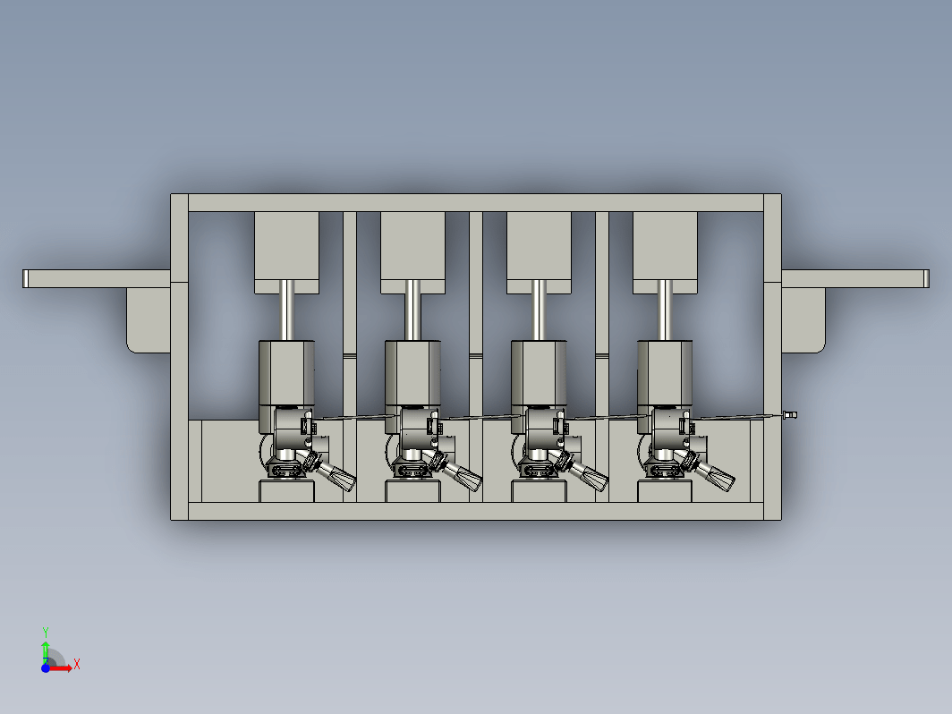 气密性测试夹具3D+CAD 套管机耐压测试夹具