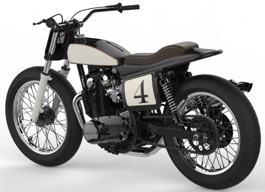 雅马哈 XS-650 Old School 渲染缩略图