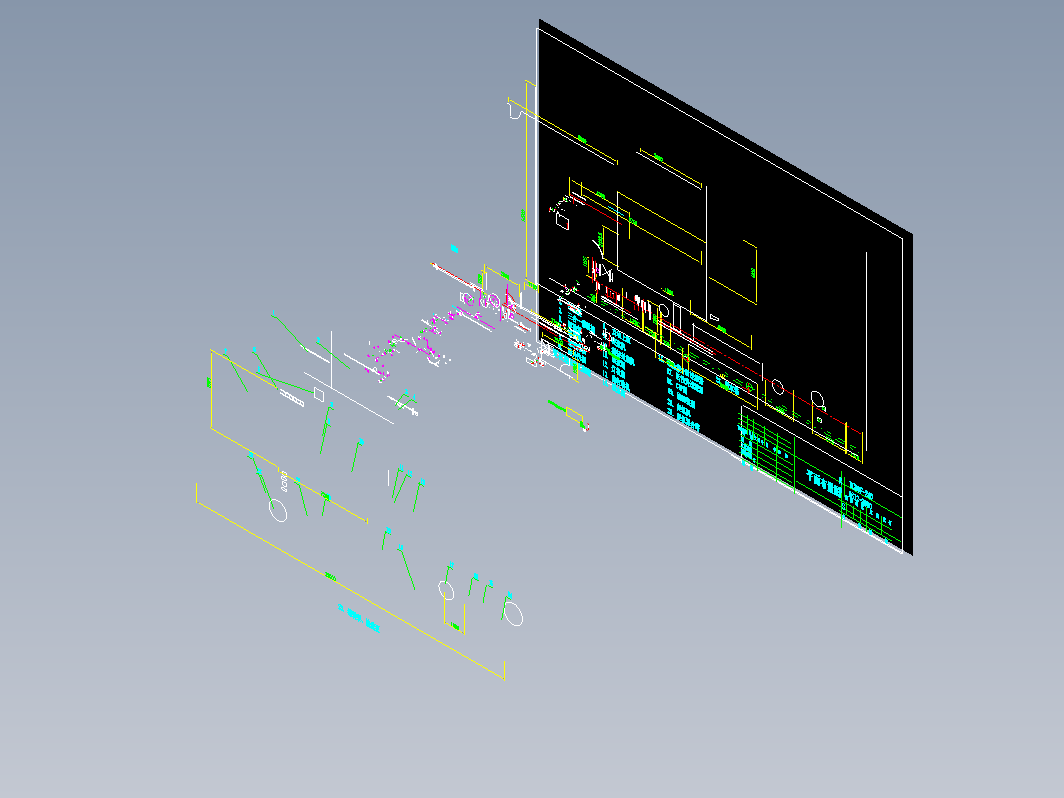 纳滤系统水处理设备技术图纸+CAD+说明书