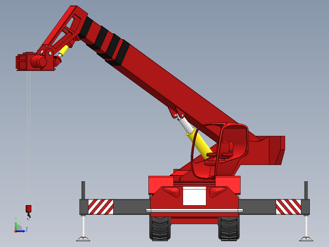 Verreiker小型四轮吊车