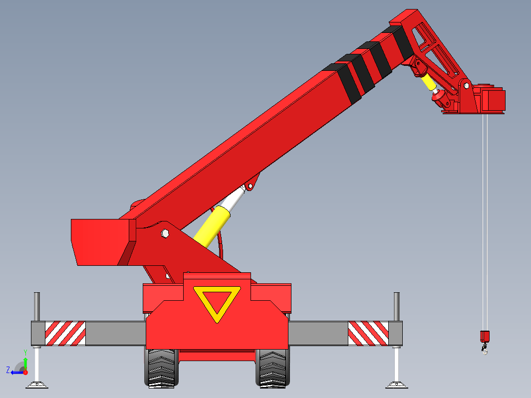 Verreiker小型四轮吊车