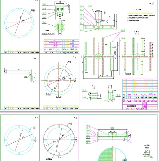 0DN600碳钢材质蒸氨塔加工图CAD图纸缩略图