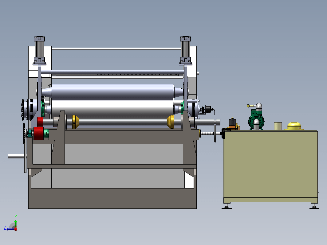 热吸成型辅机(sw13+cad+说明书)