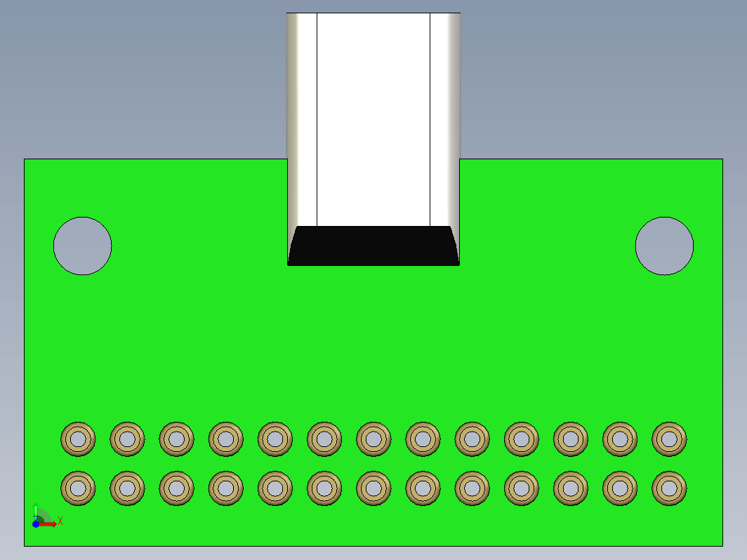 带焊条插座的usb-typ-c-