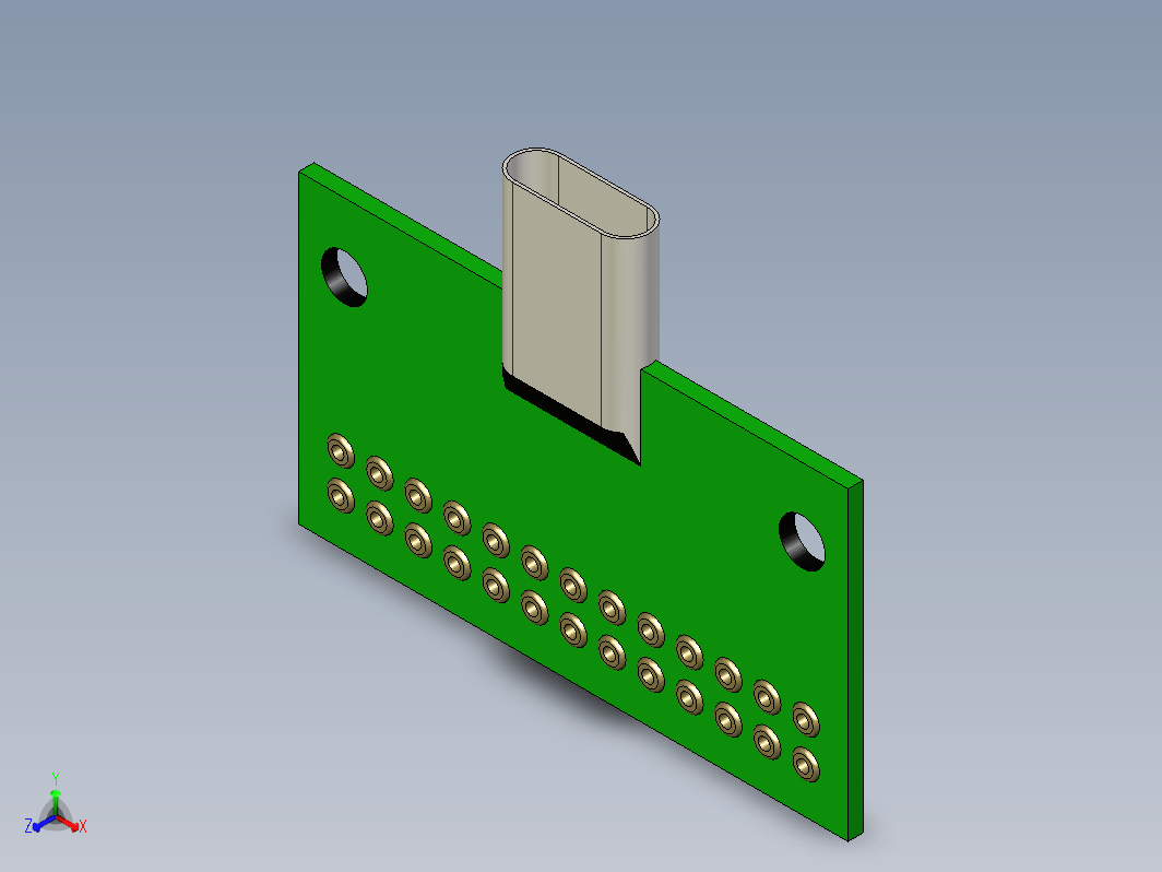 带焊条插座的usb-typ-c-