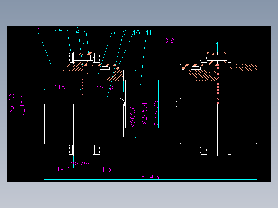 干燥机联轴器（原始图）