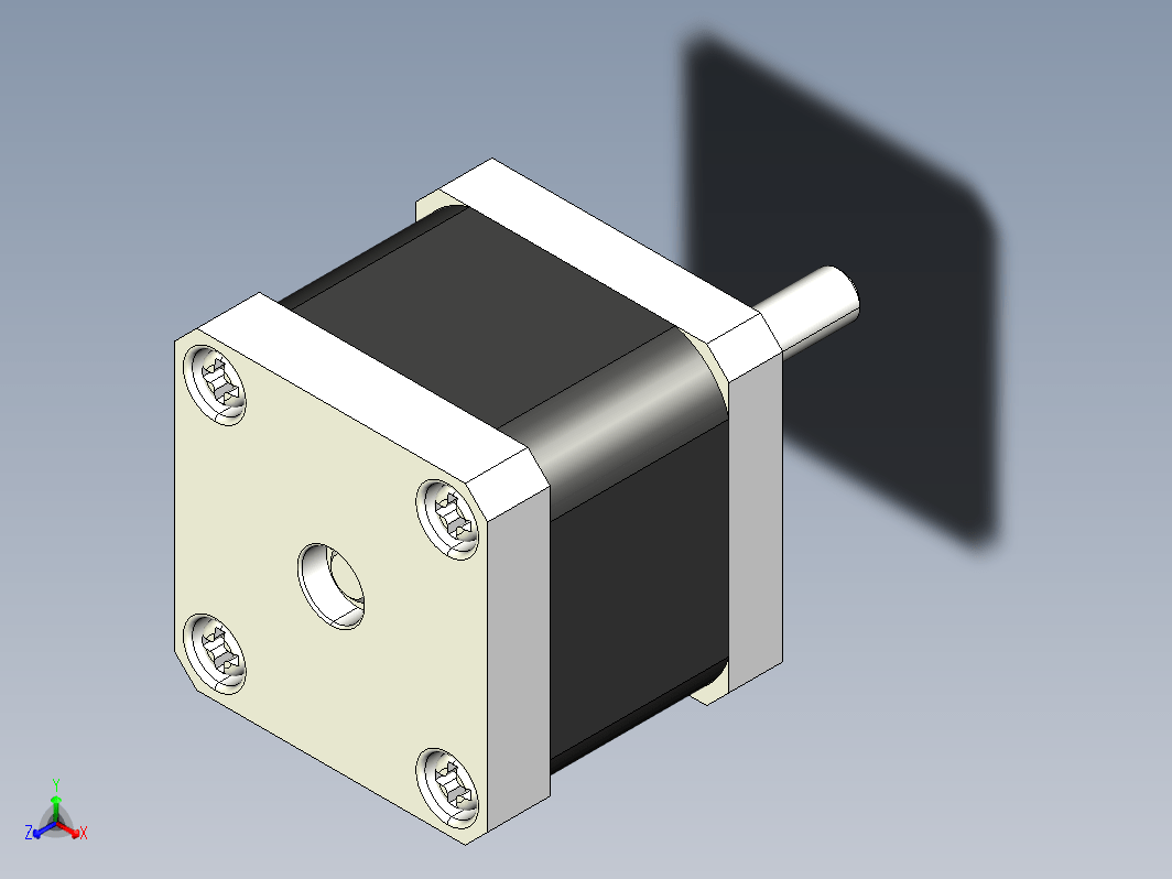 步进电机3D图35J1834-407