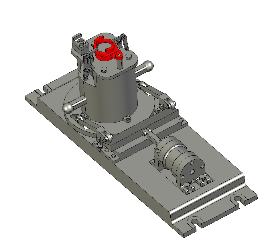 分离爪夹具设计图三维Creo5.0无参+CAD+说明书