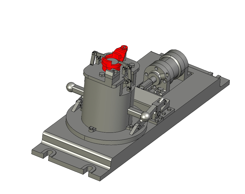 分离爪夹具设计图三维Creo5.0+CAD+说明书