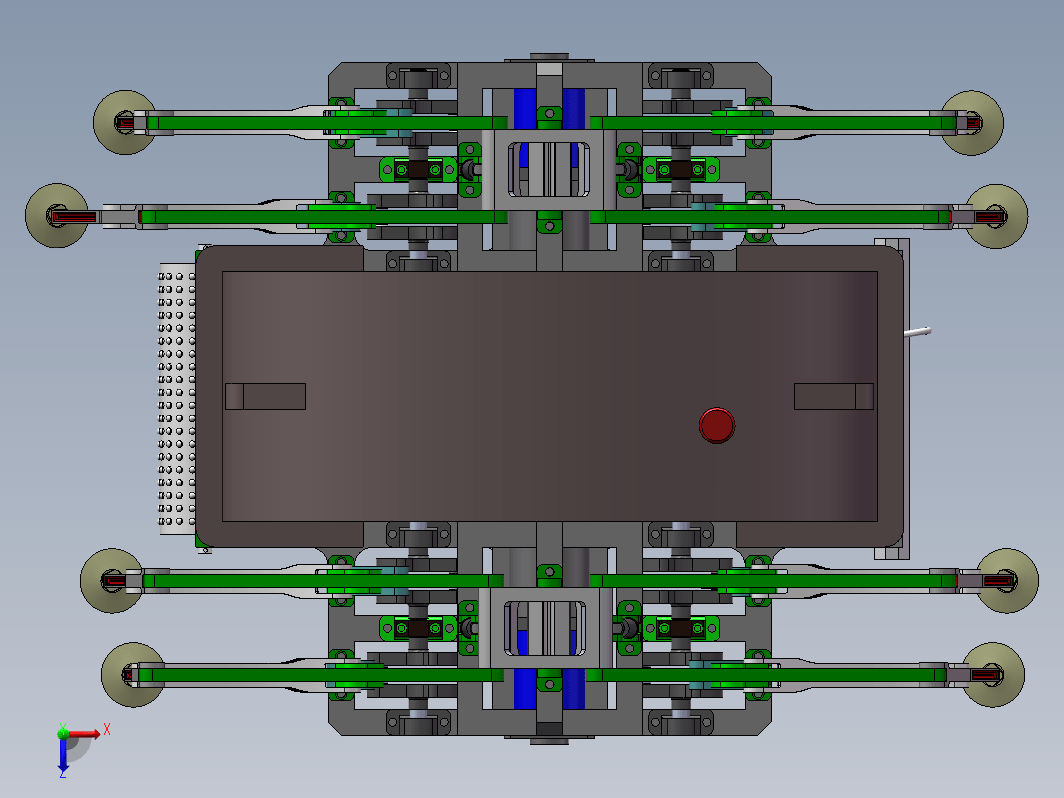 玻璃幕墙清洗机设计三维SW+CAD+说明书