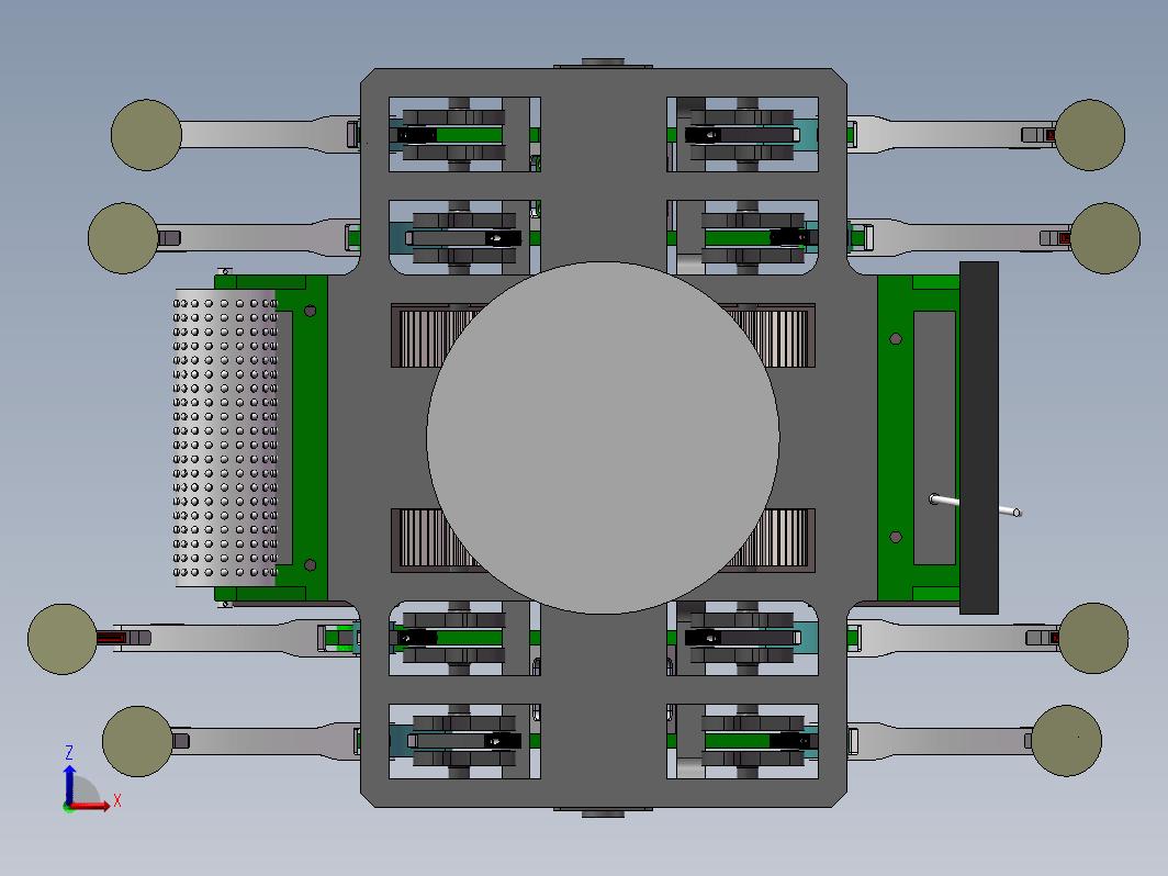 玻璃幕墙清洗机设计三维SW+CAD+说明书