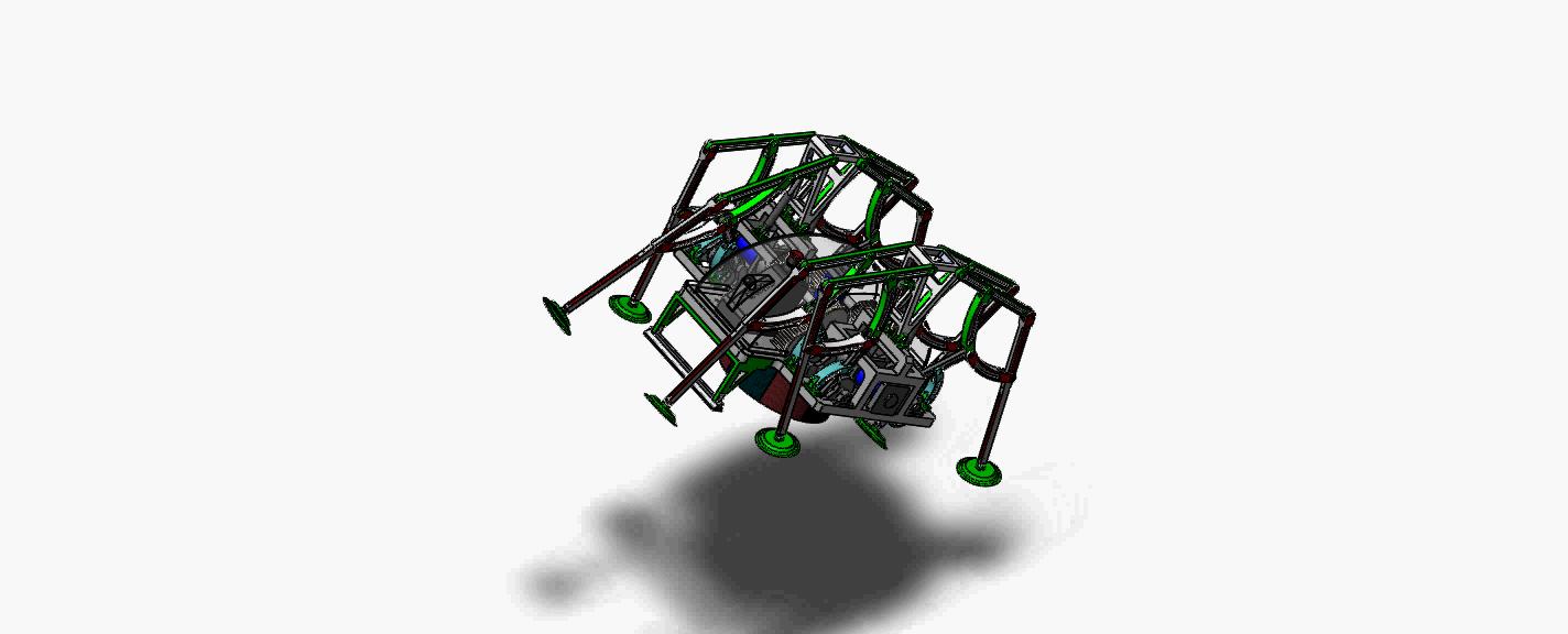 玻璃幕墙清洗机设计三维SW+CAD+说明书