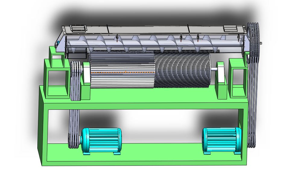 板栗去皮机设计3D+CAD+说明书