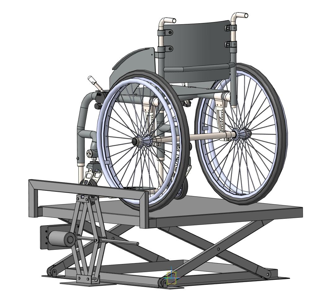 轮椅与升降机