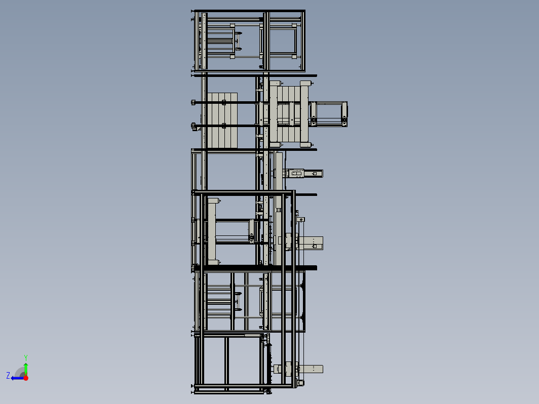 屏幕自动堆垛拆堆上料设备