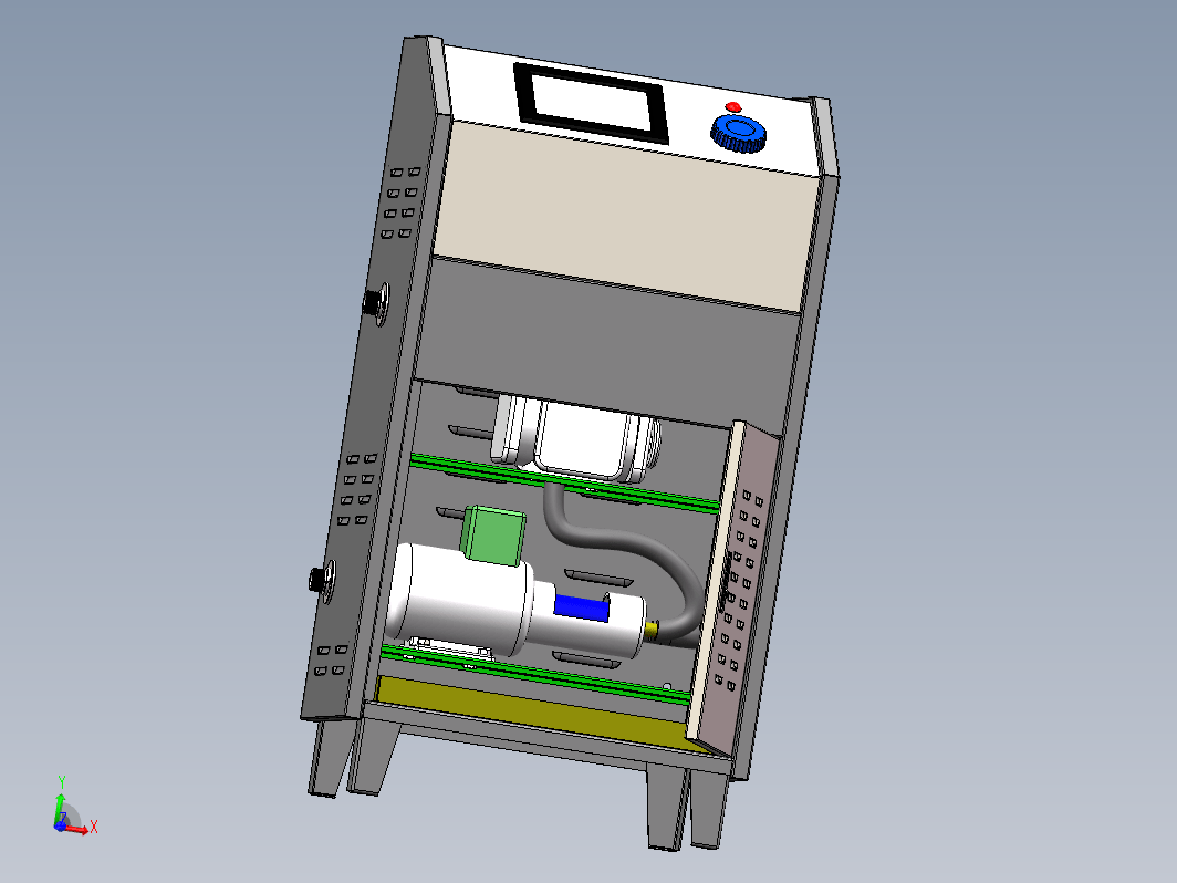 操作机柜模型