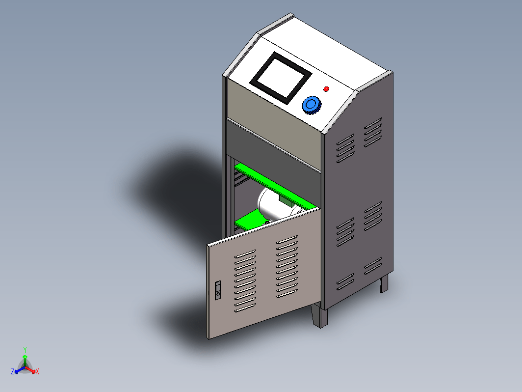 操作机柜模型