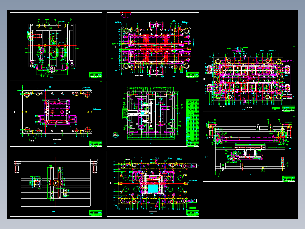 模具结构图—008-2双层模具LW-2MOLD