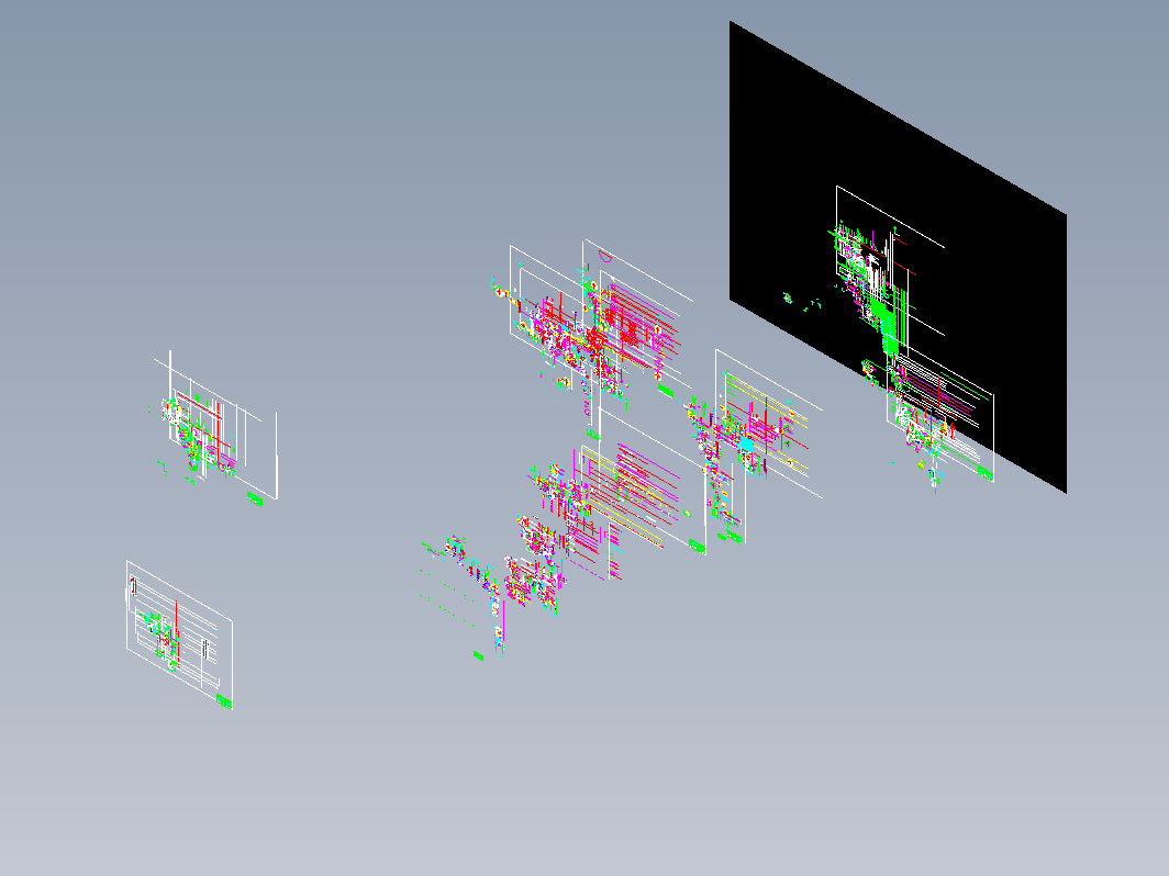 模具结构图—008-2双层模具LW-2MOLD