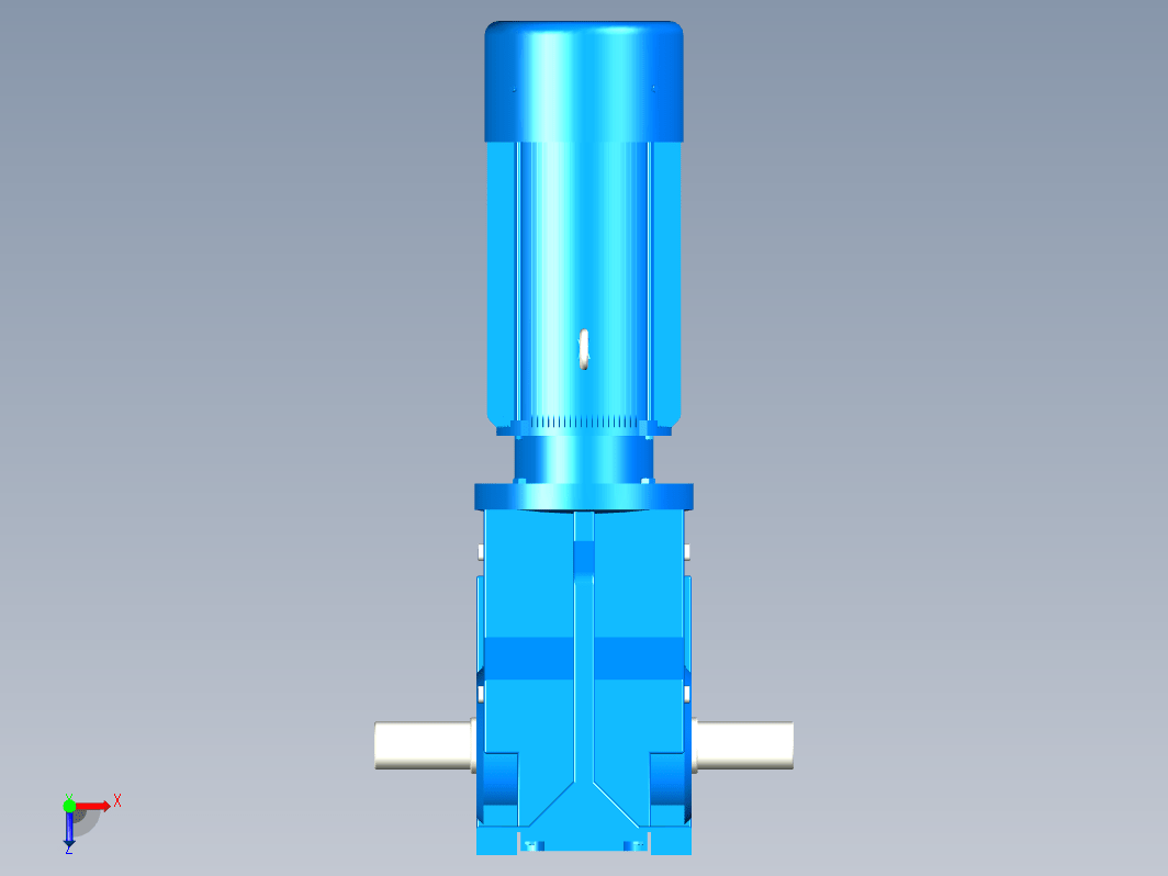 K57底脚轴伸式安装螺旋锥齿轮减速机[K57-YBE0.25-6P-90.26-M2-90°-A+B]