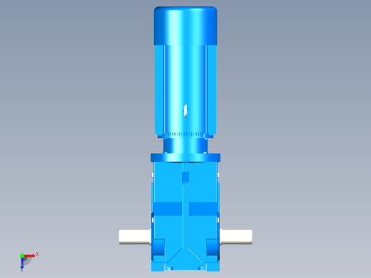 K57底脚轴伸式安装螺旋锥齿轮减速机[K57-YBE0.25-6P-90.26-M2-90°-A+B]缩略图