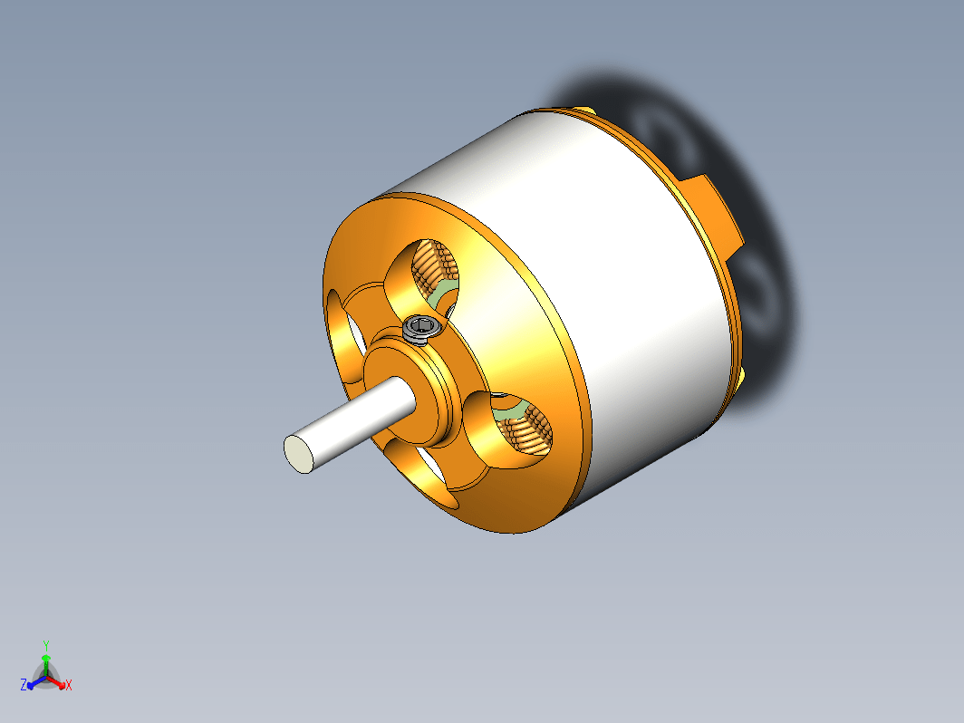 无刷电动机3D