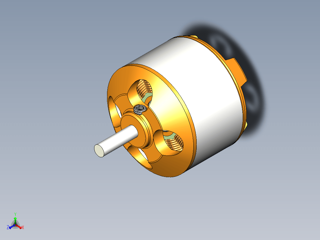 无刷电动机3D