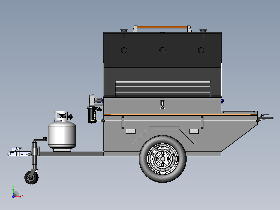 BBQ烧烤拖车