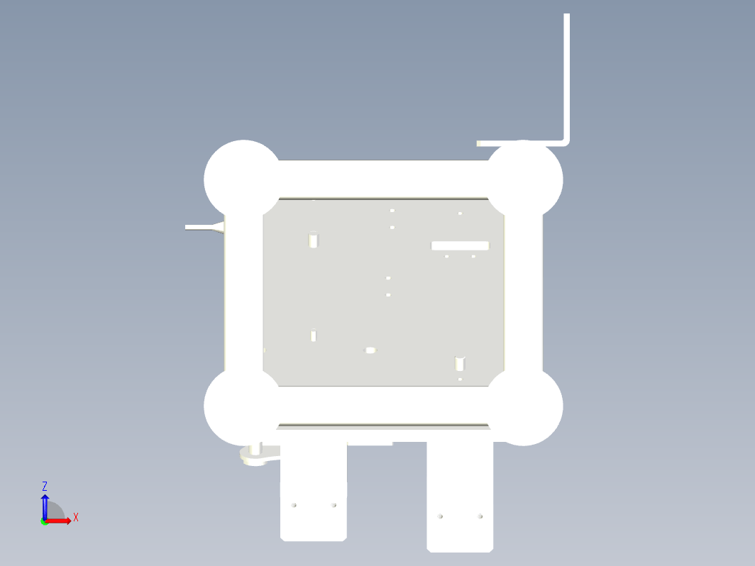 滑轨固定架