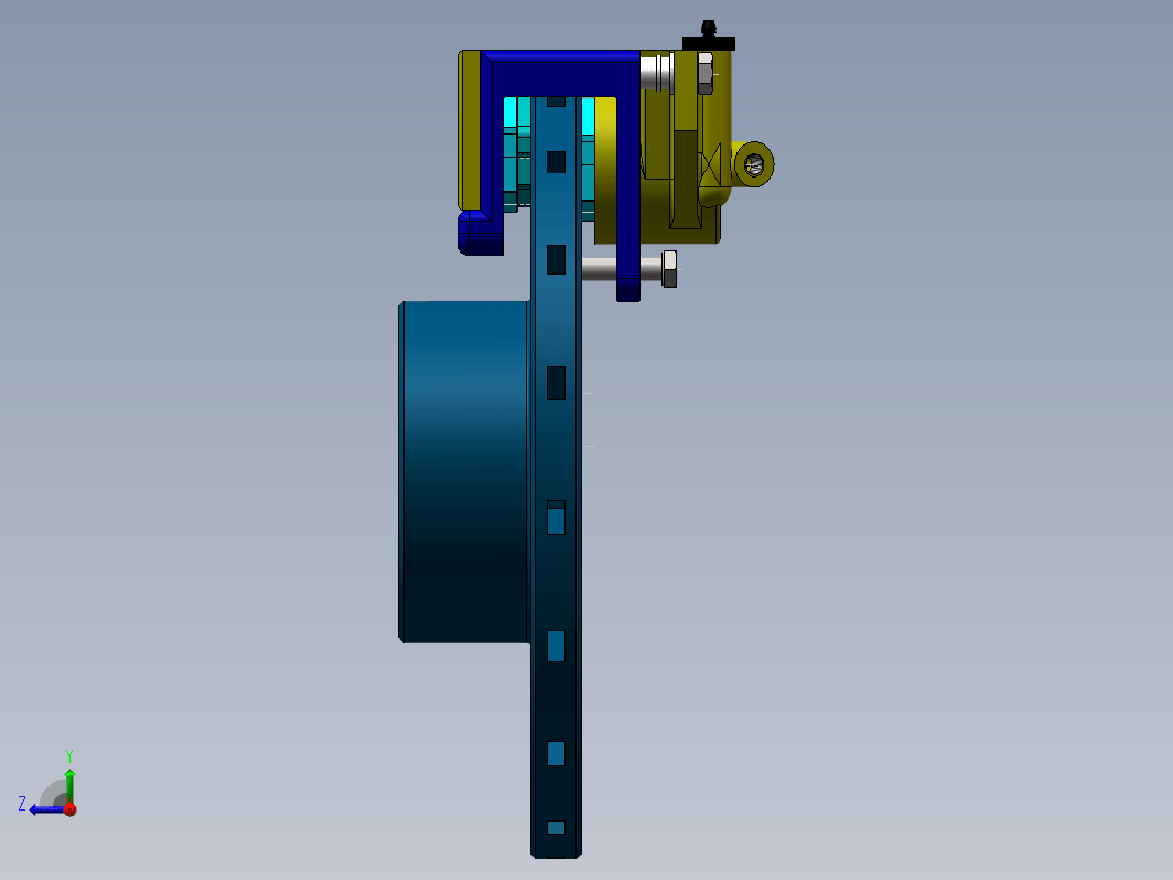 某轿车制动器的设计三维SW2012带参+CAD+说明书