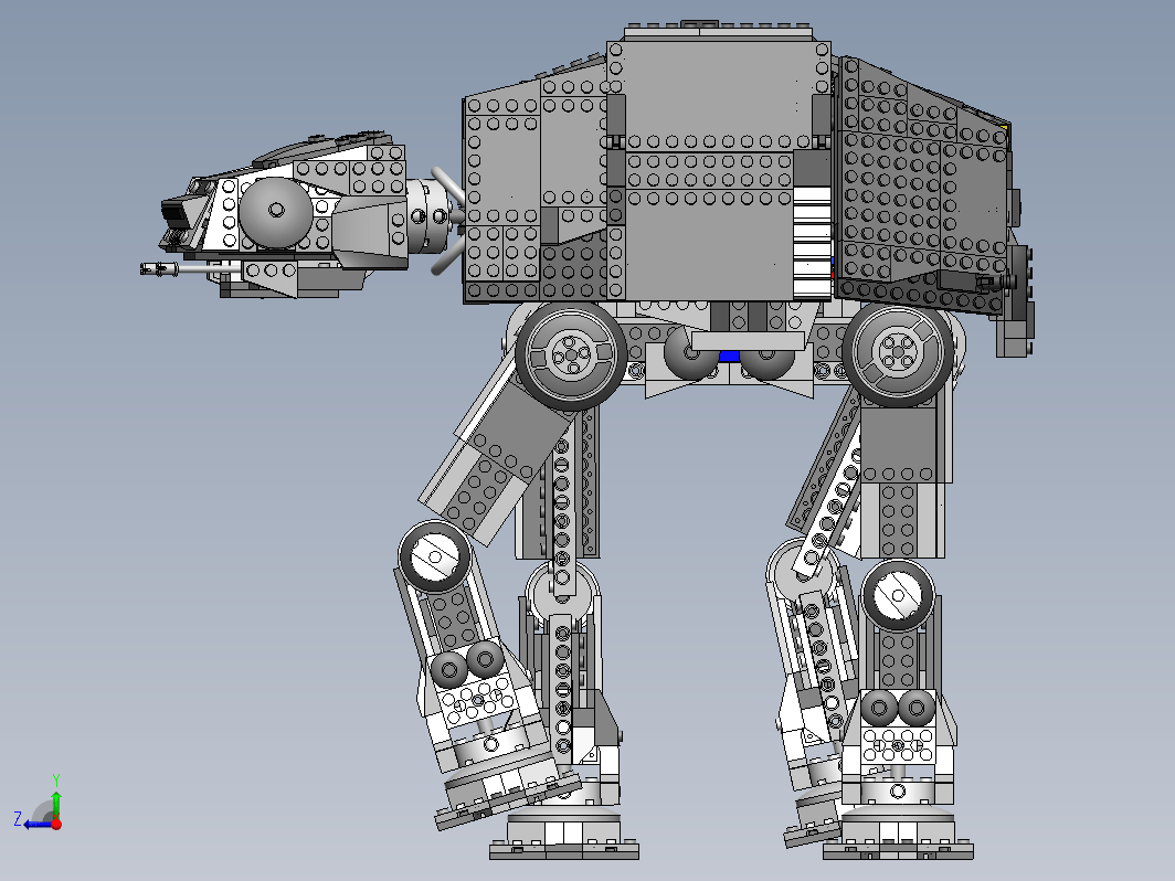 星球大战ATAT机器人拼装