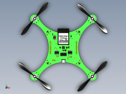 DRONE四轴无人机主板