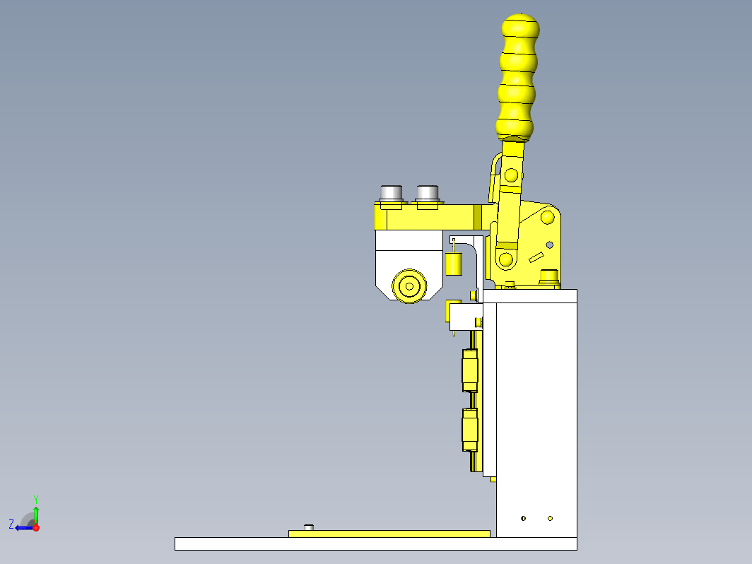 手动冲压用简易装拆夹具